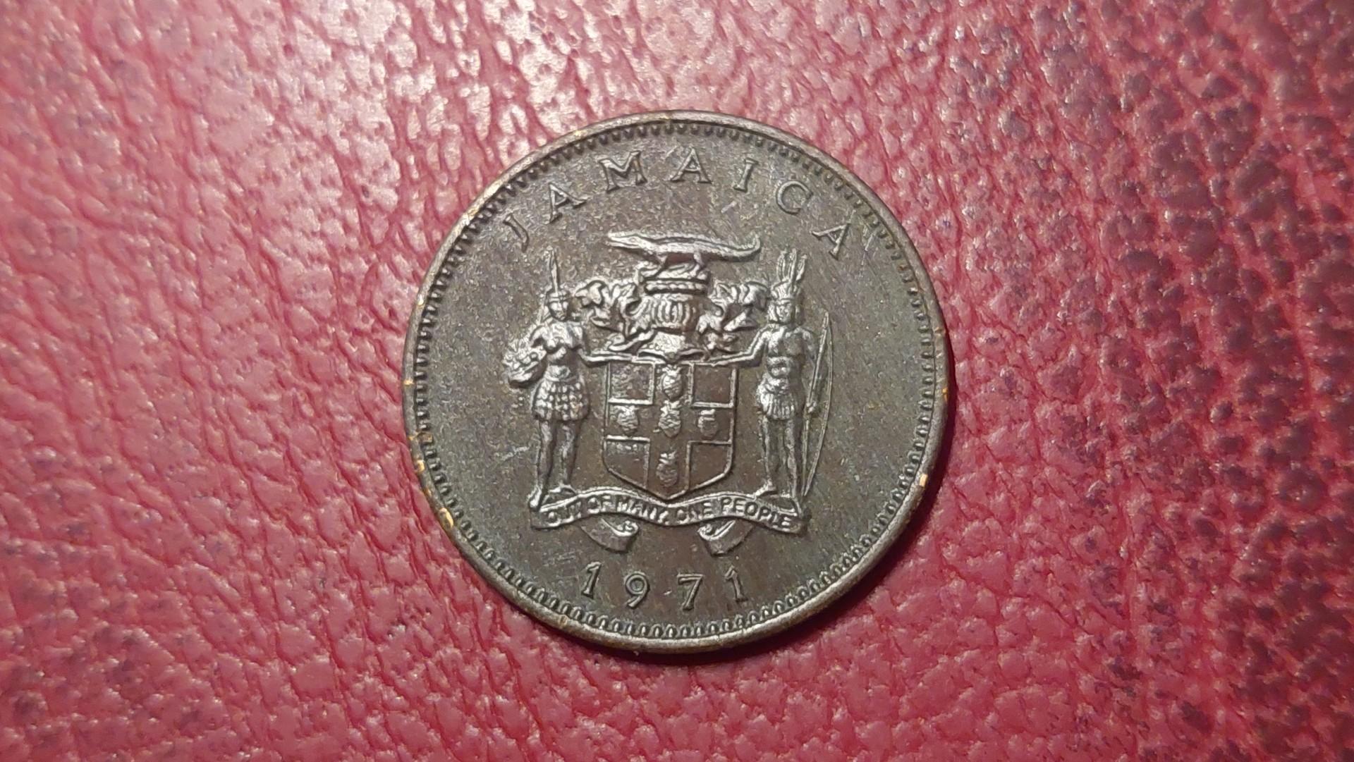 Jamaika 1 centas, 1971 KM# 52