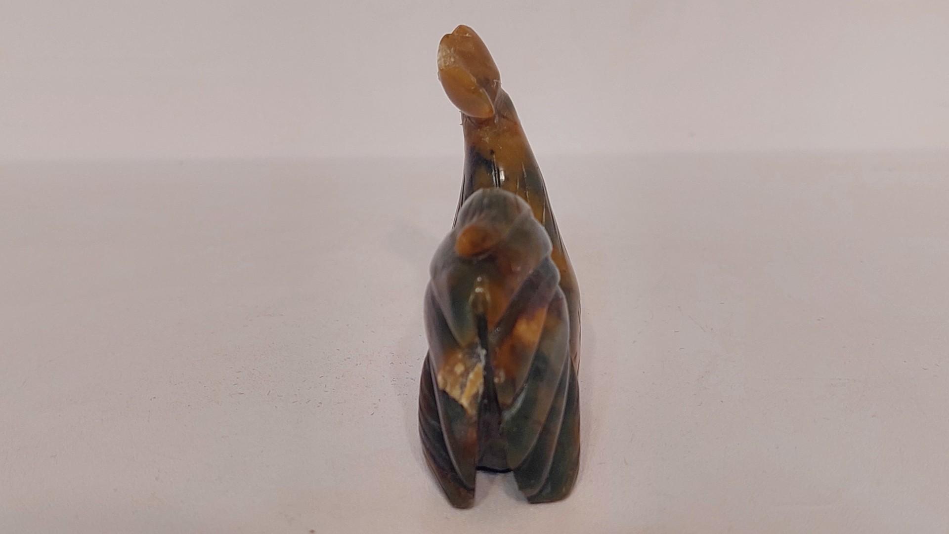 Akmens muilo masės figūra skulptūra Gaidys ~ 7,5cm