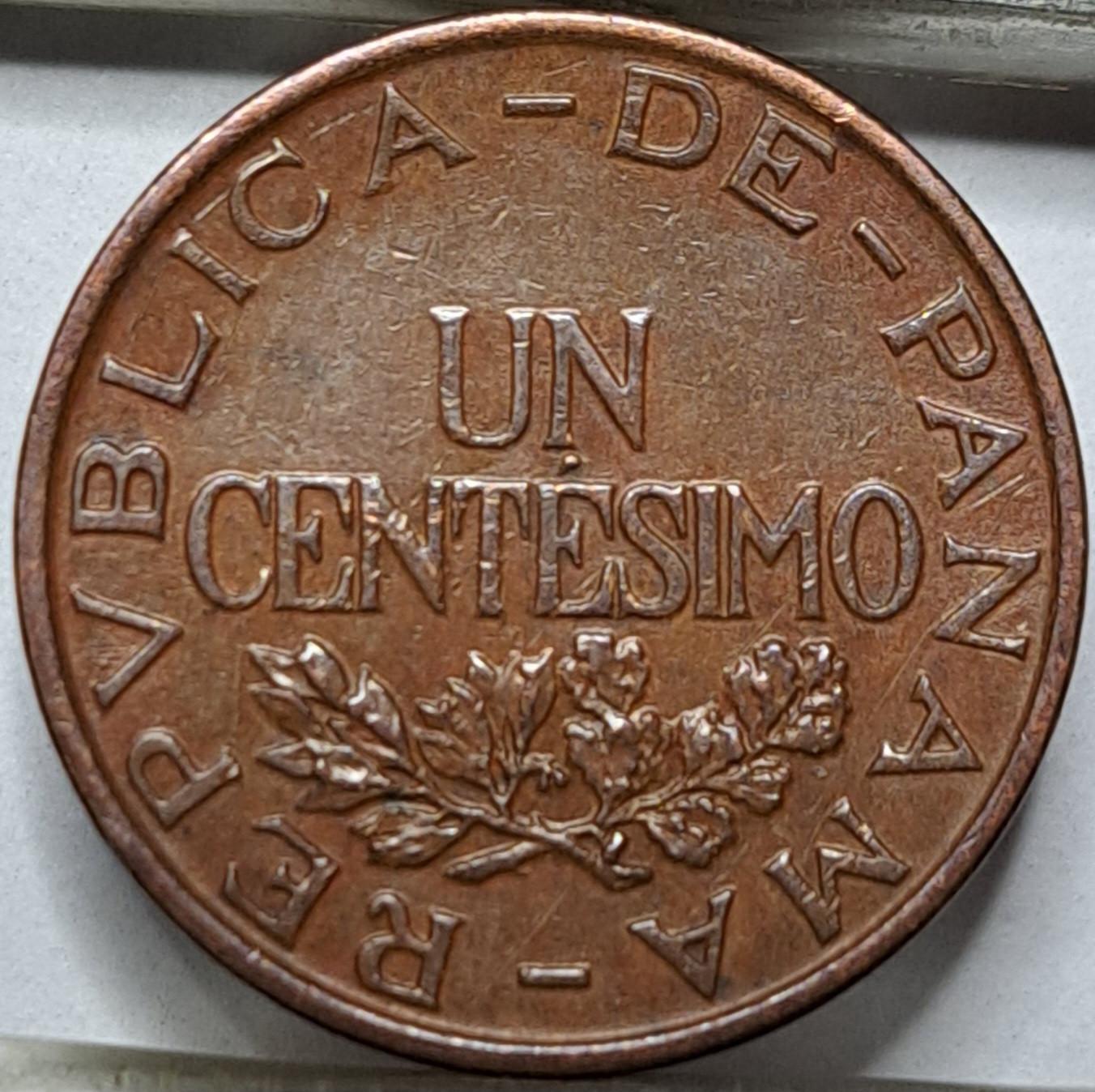 Panama 1 Sentesimas 1935 KM#14 Bronza (5297)