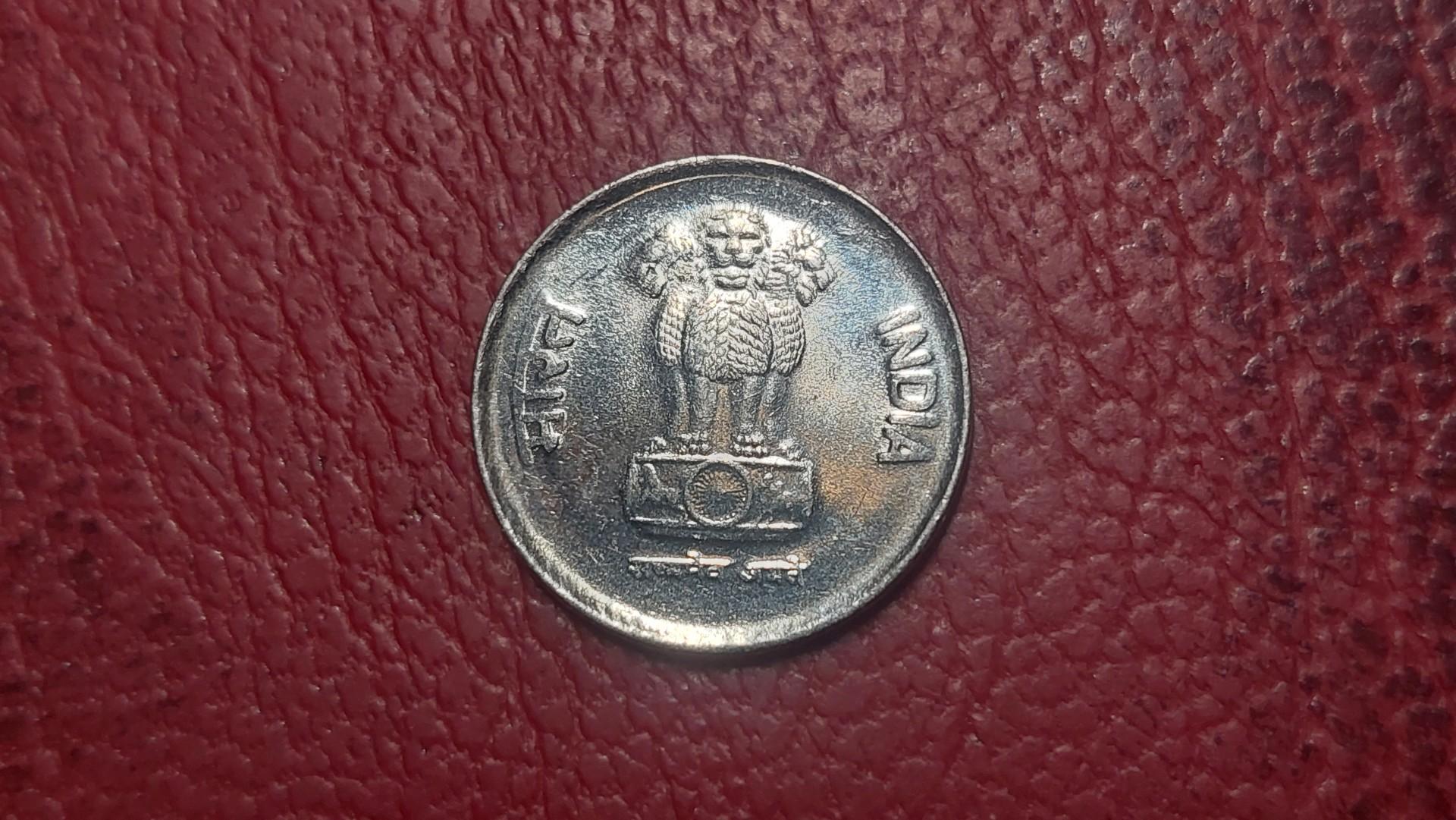Indija 10 paisų, 1988 KM# 40.1 Kalkuta