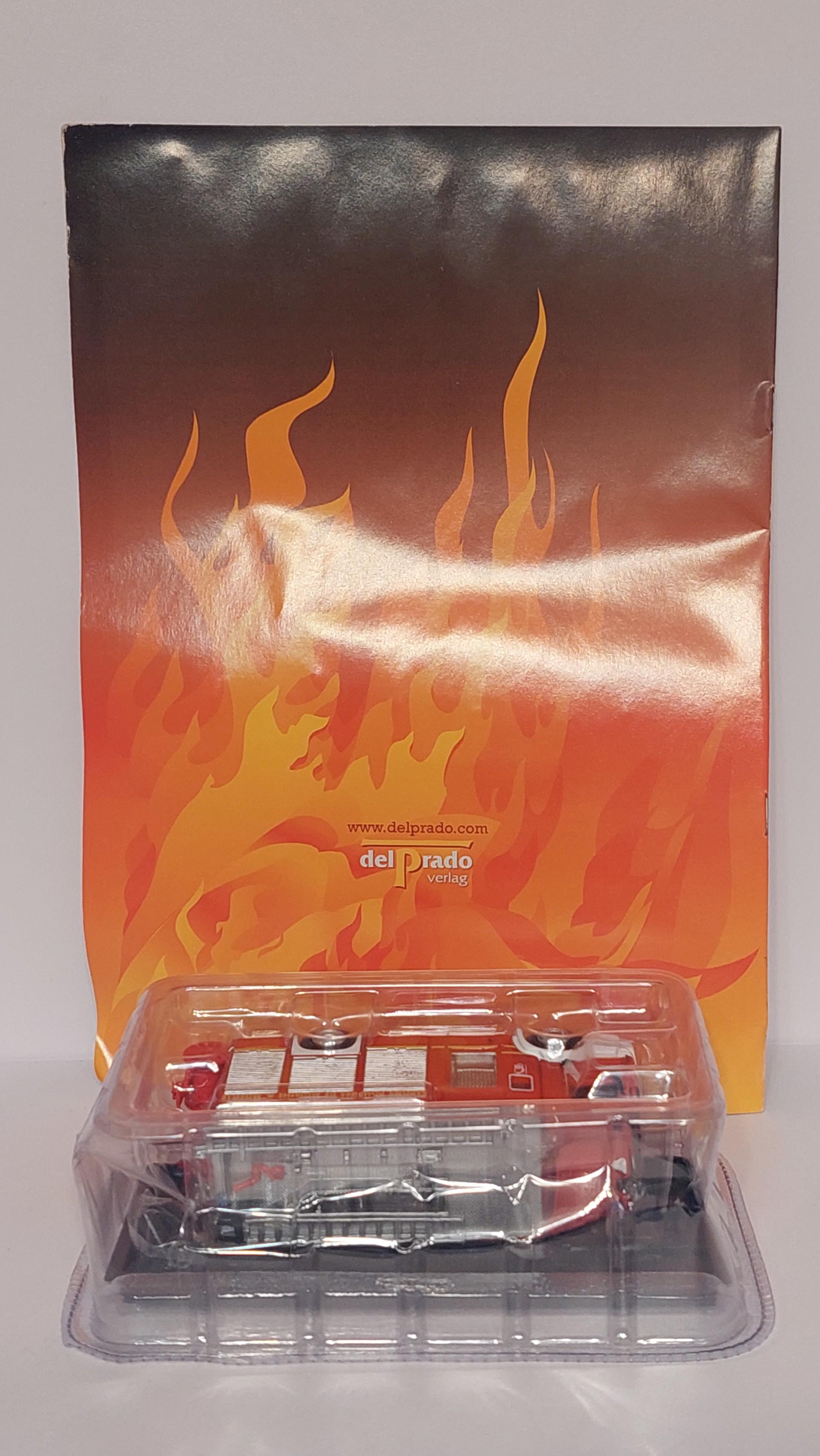 Delprado gaisrinės modeliukas su žurnalu nr. 92