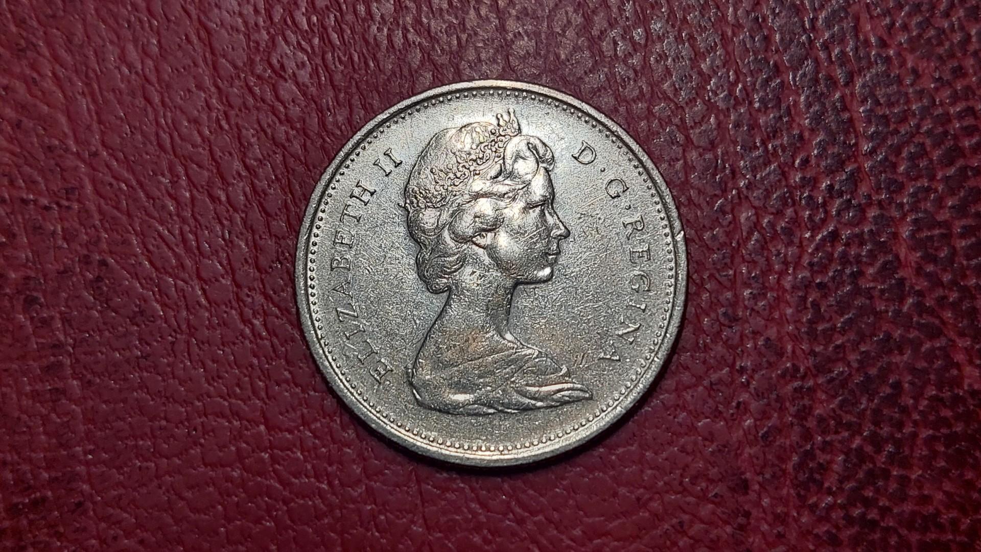 Kanada 25 centai, 1975 KM# 62b