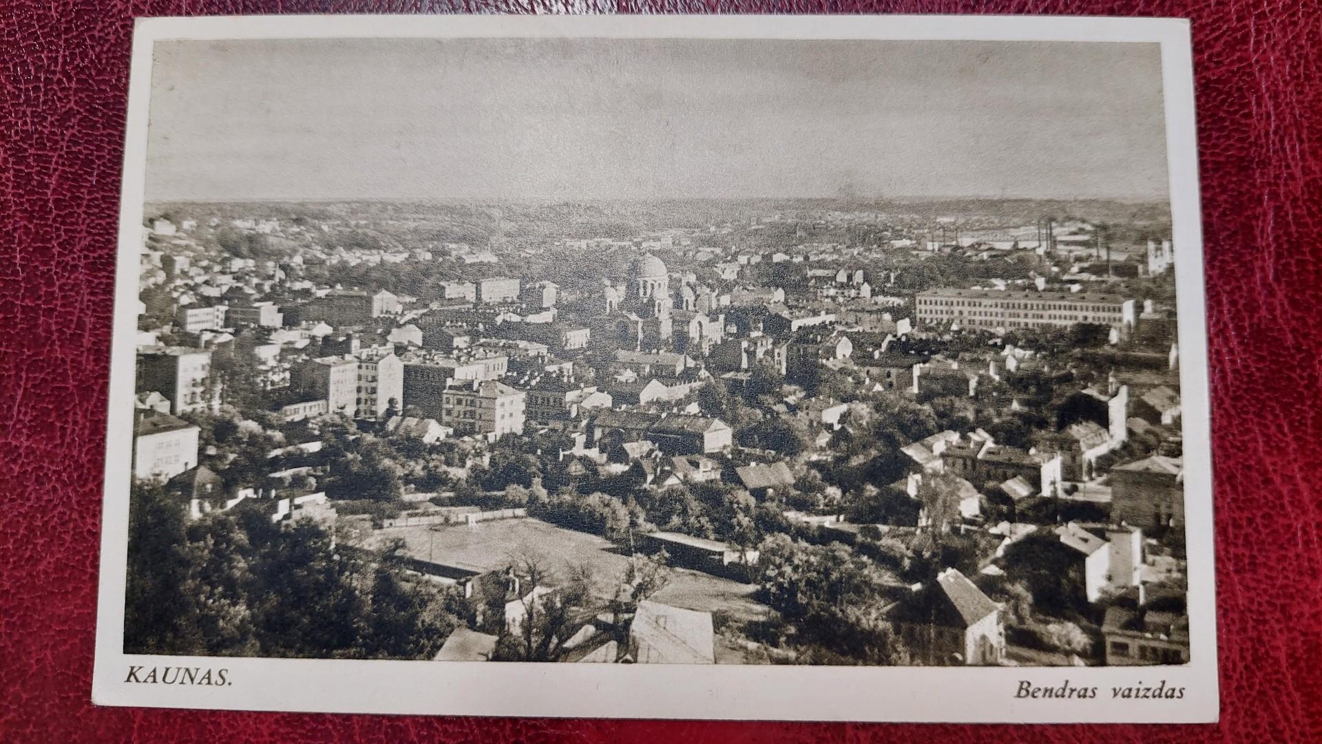 Fofo-atvirlaiškis Kaunas. Bendras vaizdas. 1941m.