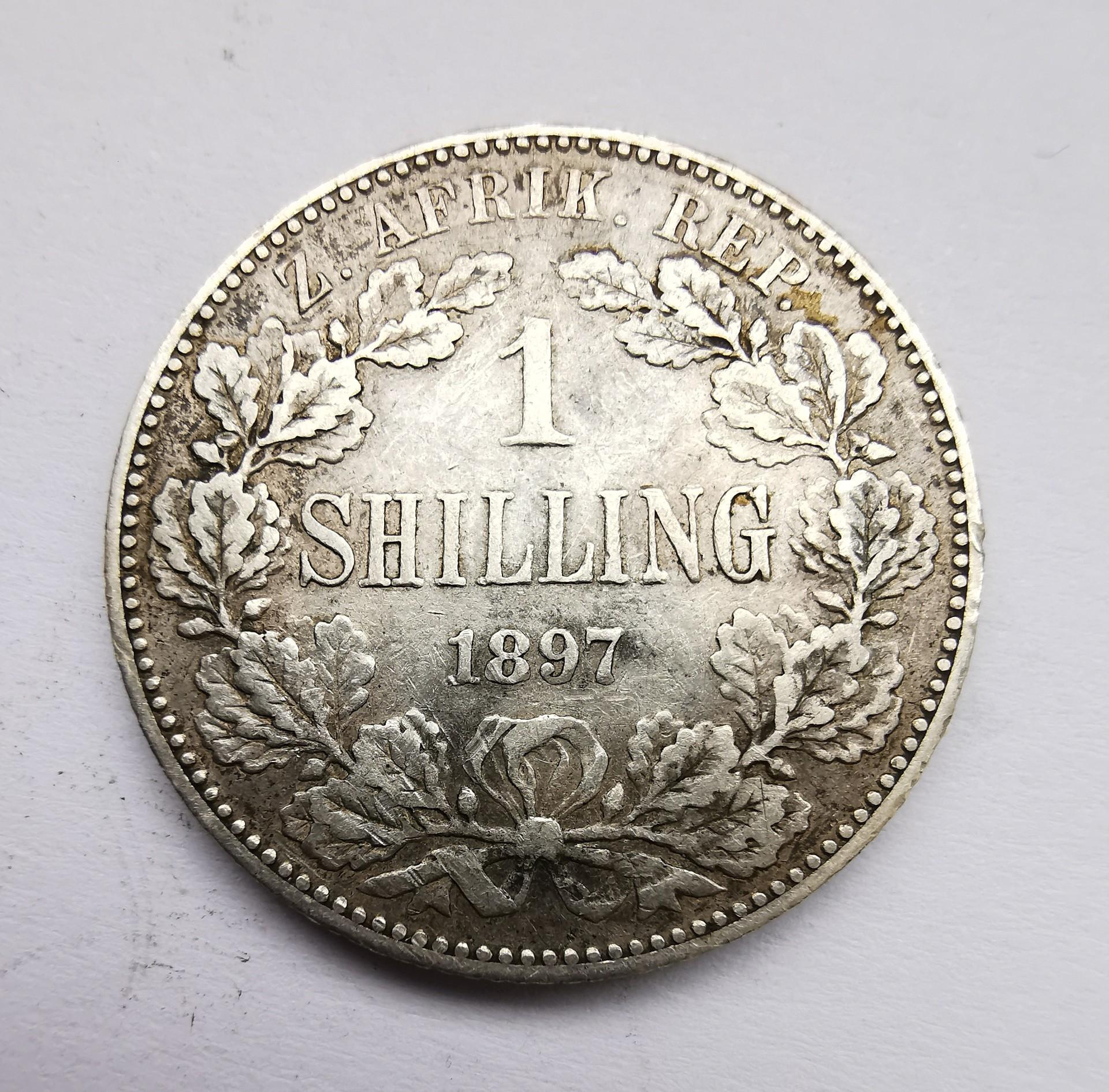 Pietų Afrika 1 šilingas sidabras
