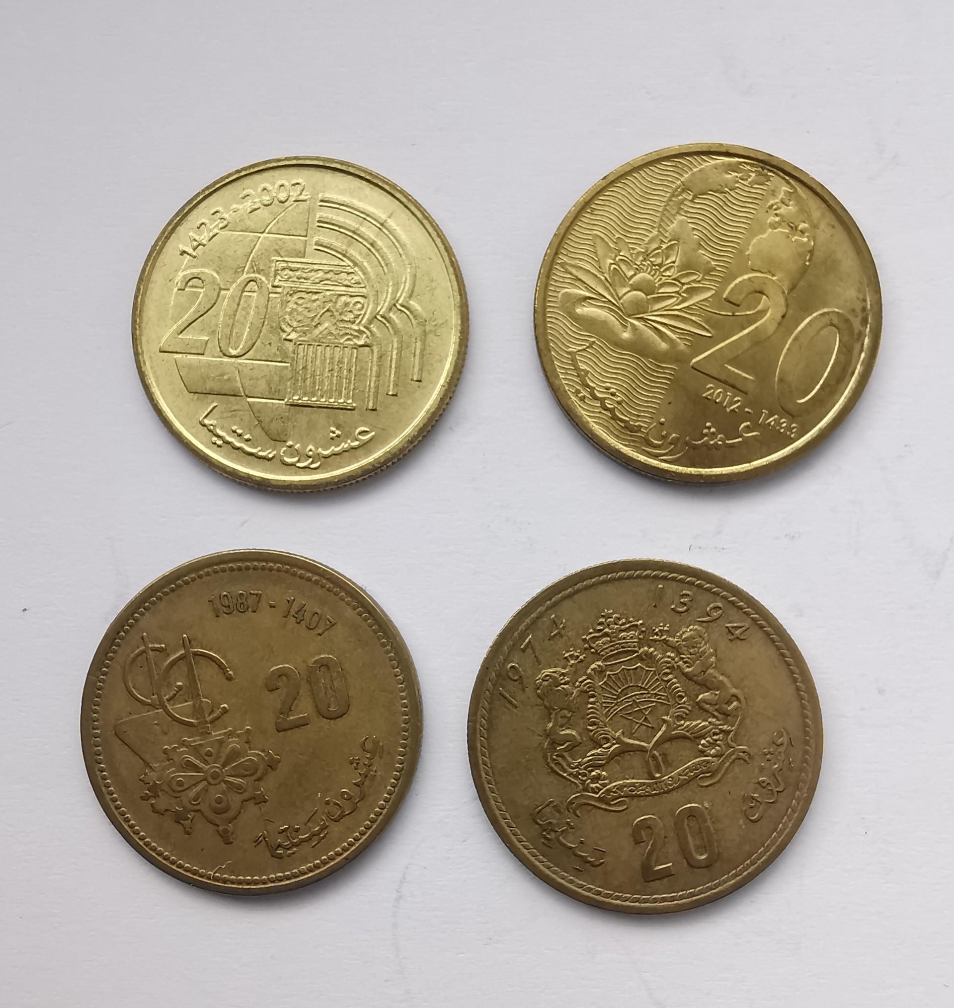 Marokas 4 monetos