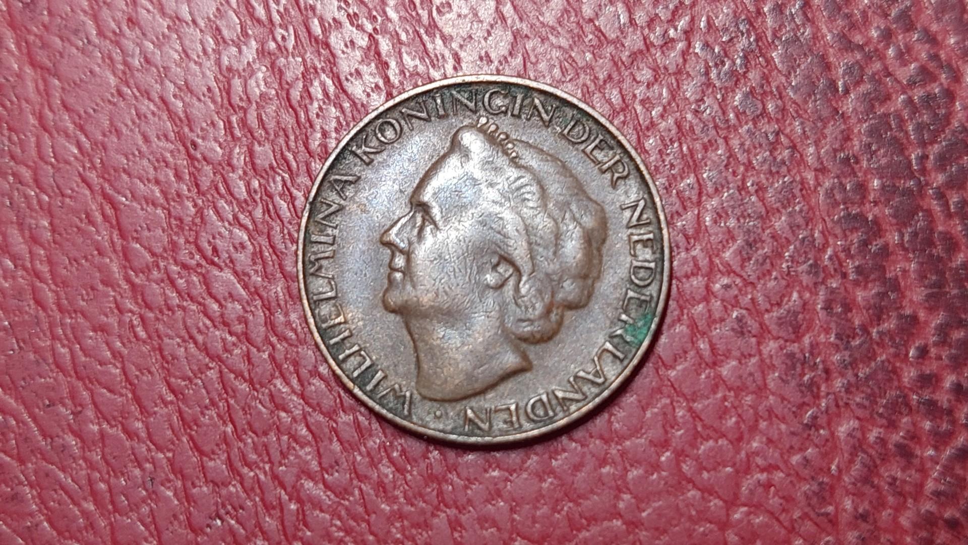 Nyderlandai 1 centas, 1948 KM# 175