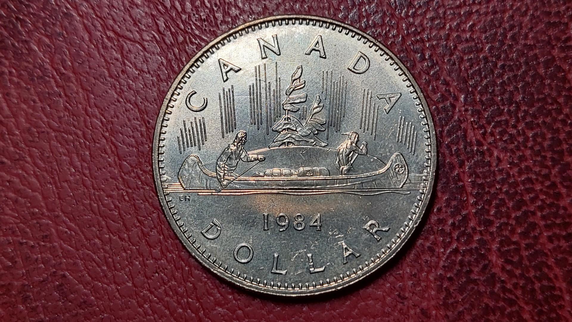 Kanada 1 doleris, 1984 KM# 120.1