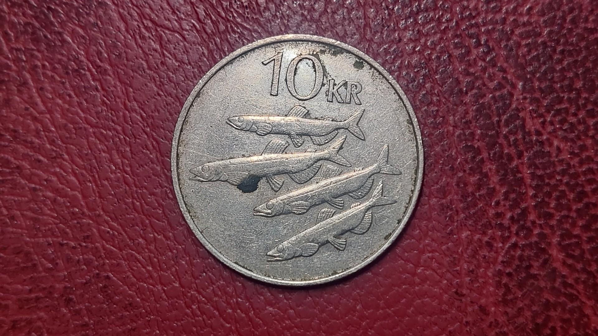 Islandija 10 kronų, 1984 KM# 29.1