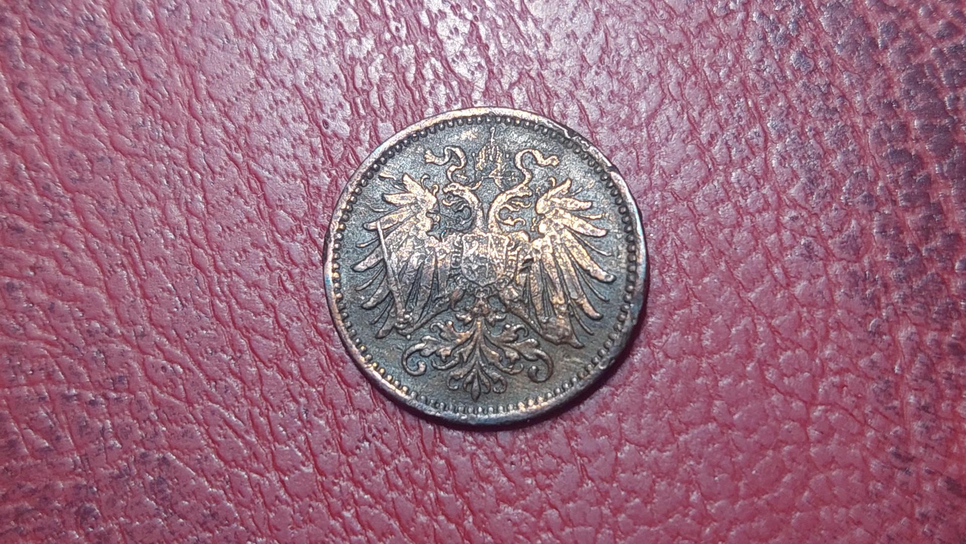 Austrija 1 heleris, 1895 KM# 2800