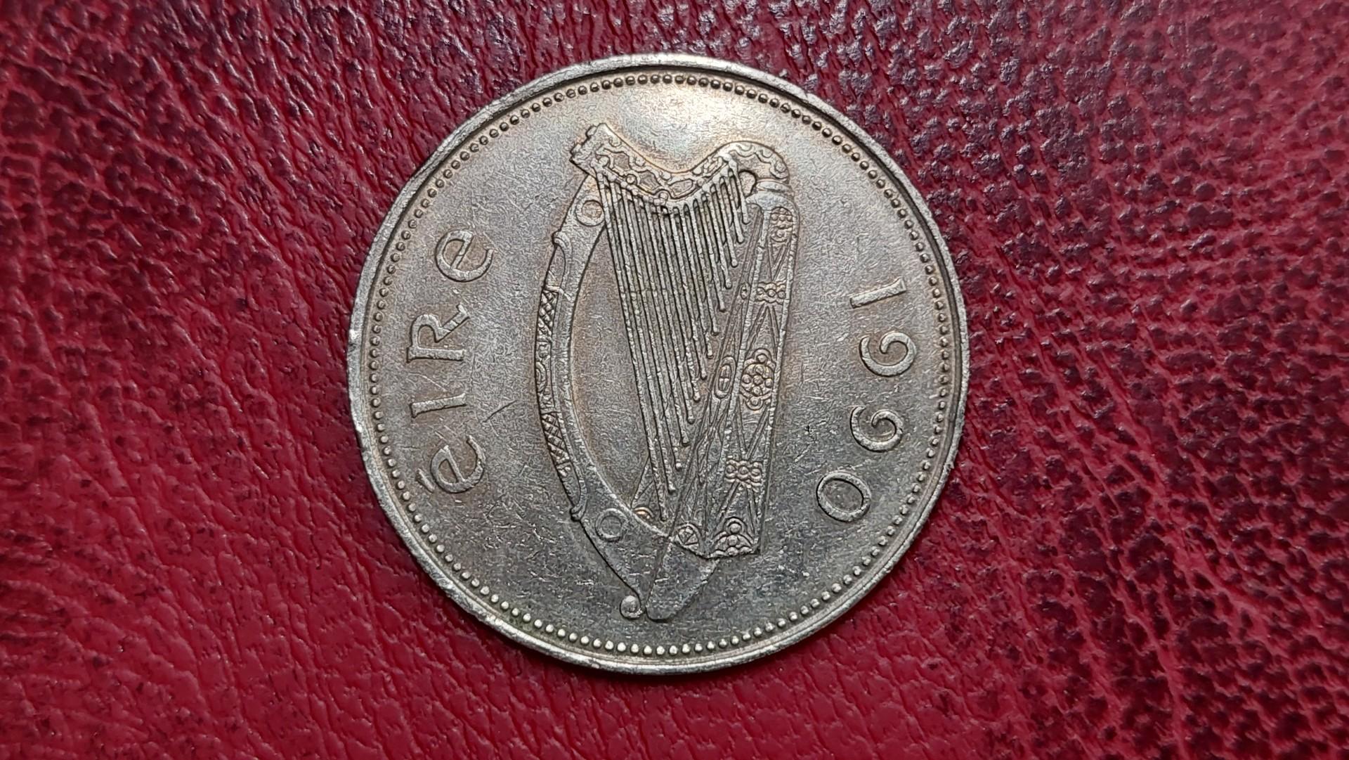 Airija 1 svaras, 1990 KM# 27