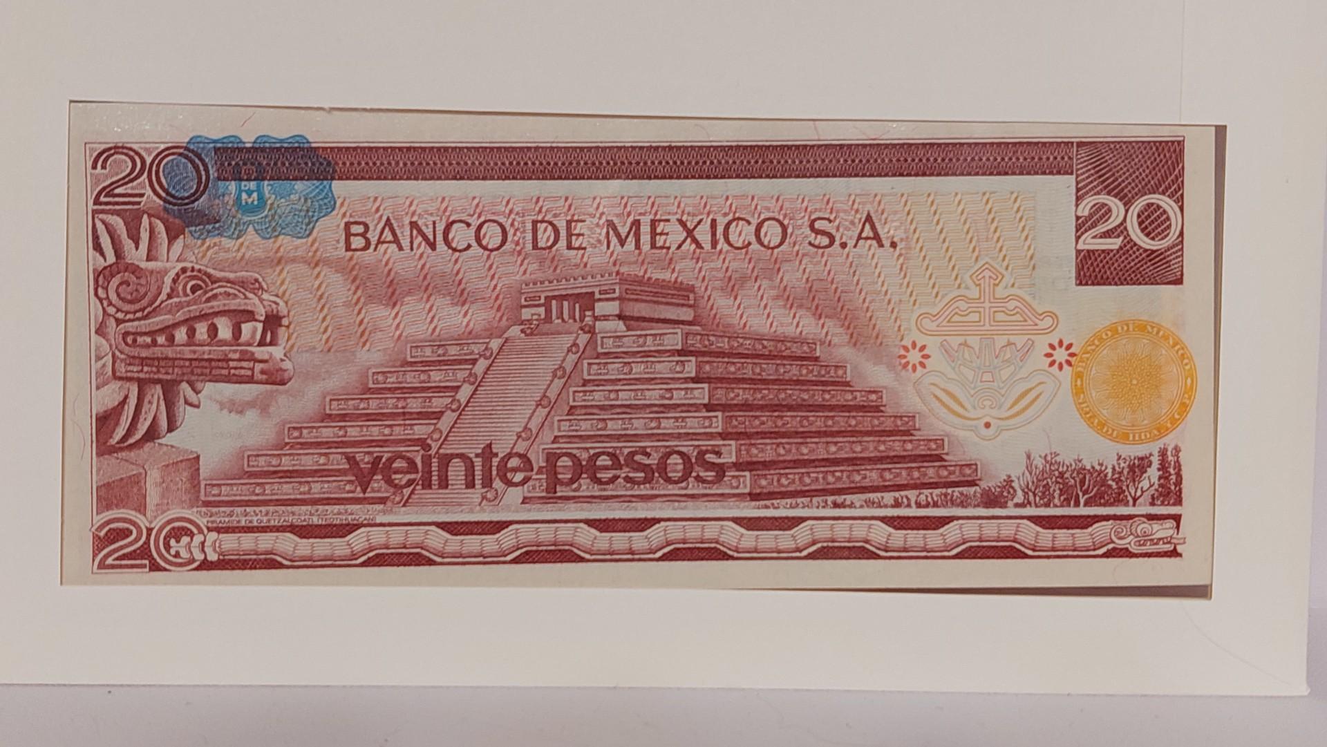 20 Pesos 1977.07.08 Meksika P-64d.4 spec. voke