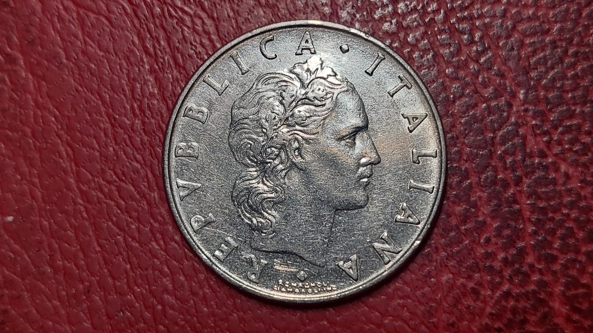 Italija 50 lirų, 1972 KM# 95.1