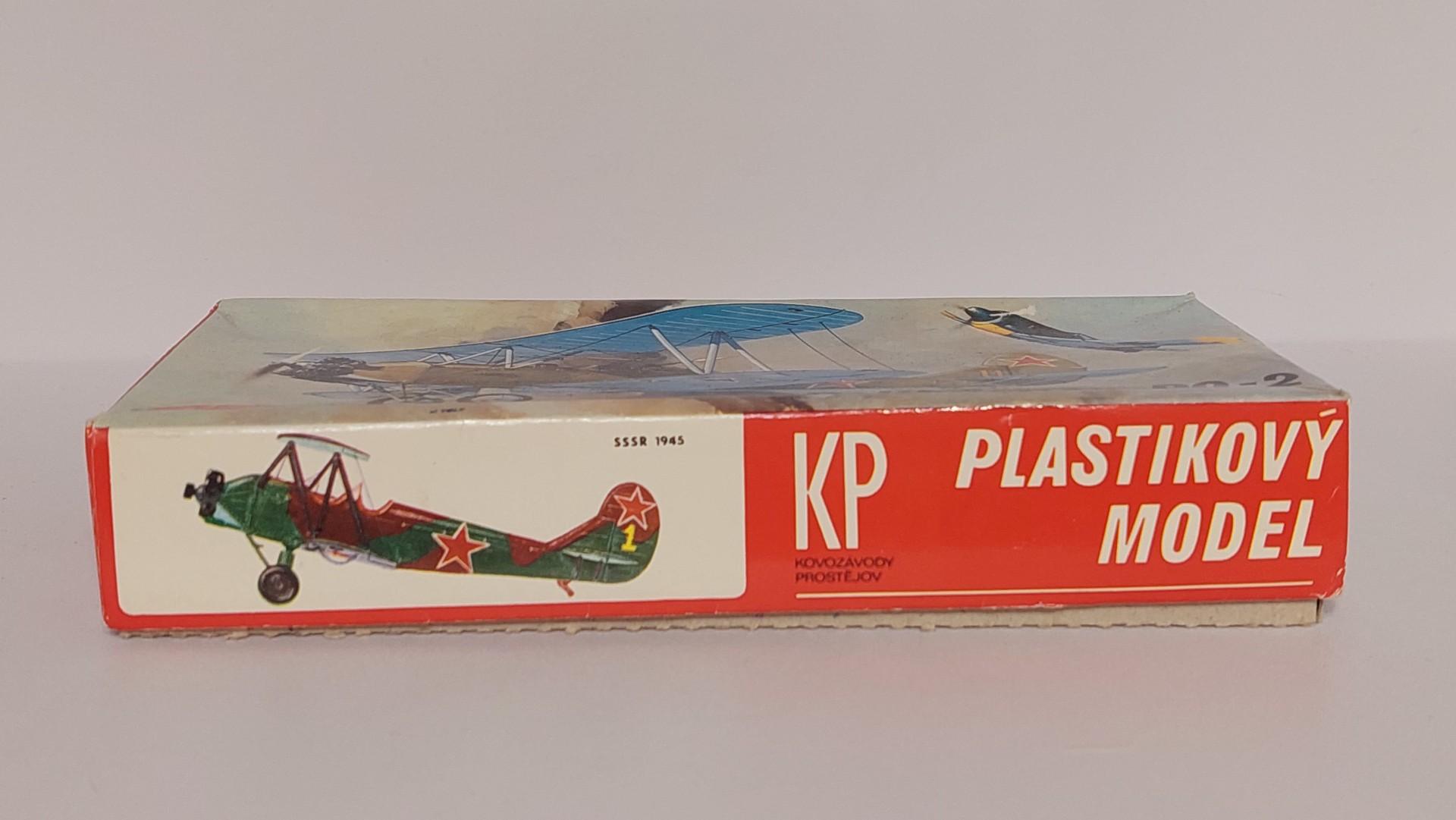 Plastikinis lektuvo modelis Polikarpov Po-2