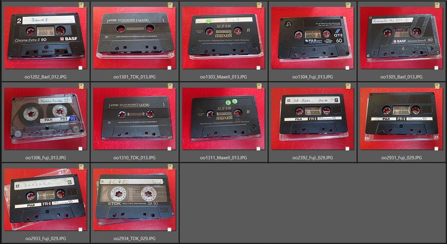 Naudotos audio kasetės