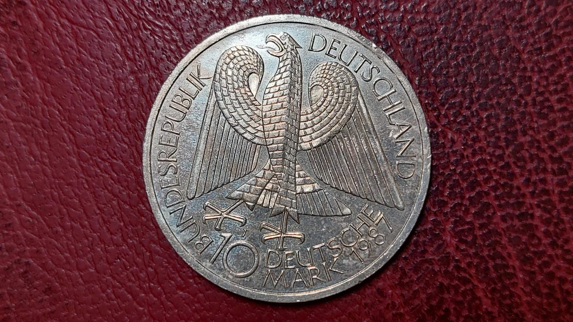 Vokietija 10 markių, 1987 KM# 166 AG Berlyno