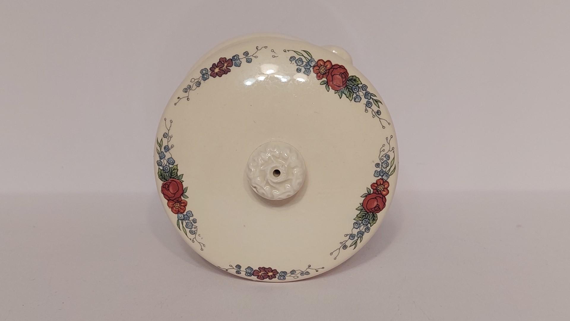Senovinis keramikinis Sarreguemines puodelis~ 11cm
