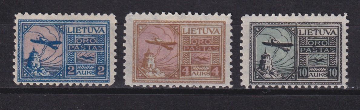 Lietuva 1922 Ketvirtoji oro pašto laida, MH