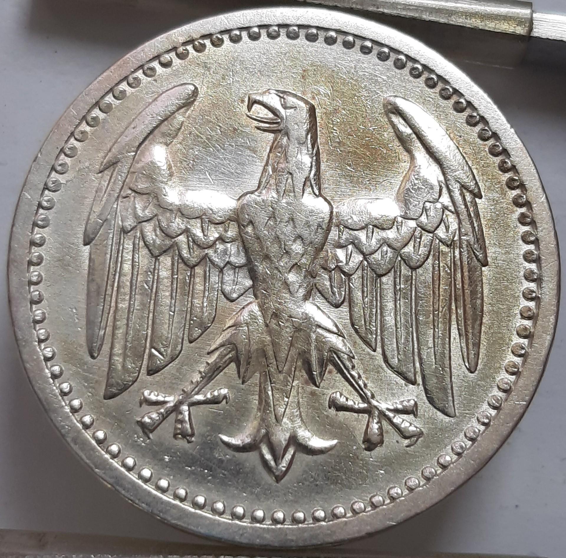 Vokietija 3 markės A 1924 KM#43 (6547)