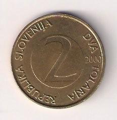 Slovėnija -  2 tolariai (2000)