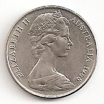 Australija. 10 centų ( 1983 ) XF