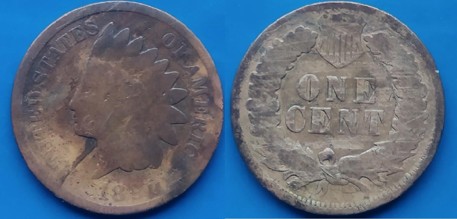 AMERIKA - 1890 m. 1 cent