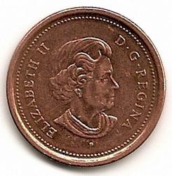 Kanada. 1 centas ( 2005 ) XF