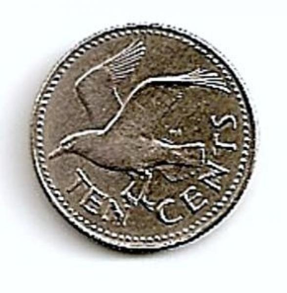 Barbadosas. 10 centų ( 2003 ) XF