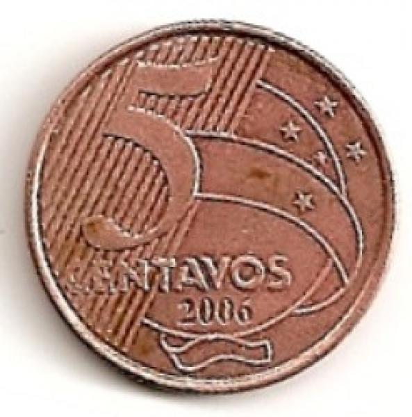 Brazilija. 5 centavai ( 1998 ) XF