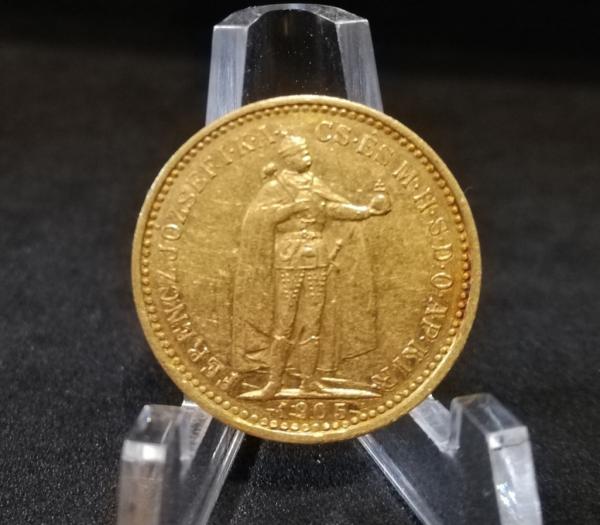 Vengrijos 10 kronų Auksinė Moneta