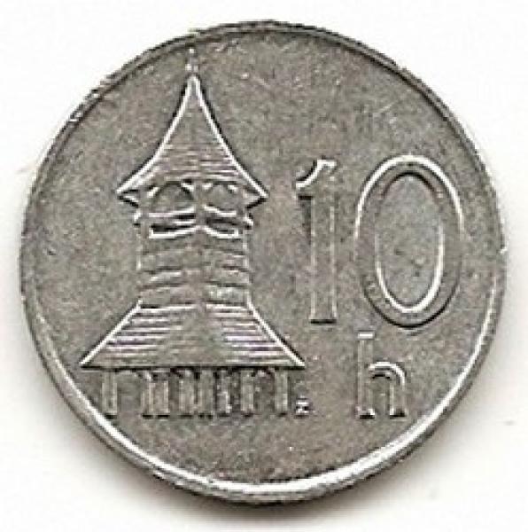 Slovakija. 10 halerių ( 2001 ) XF