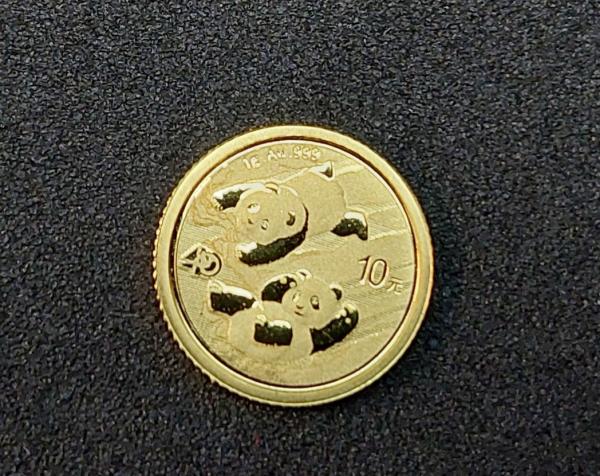 Panda 2022 - Kinija auksinė moneta