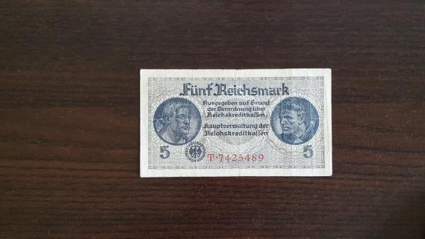 Funf Reichsmark 