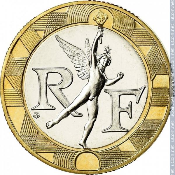  20 frankų, Prancūzija, 1988m.