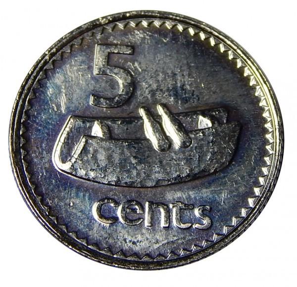 5 centai Fidži, 1992m.