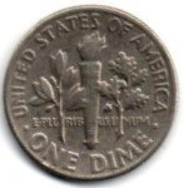 JAV. 1/10 dolerio ( daimas ) ( 1968 ) XF