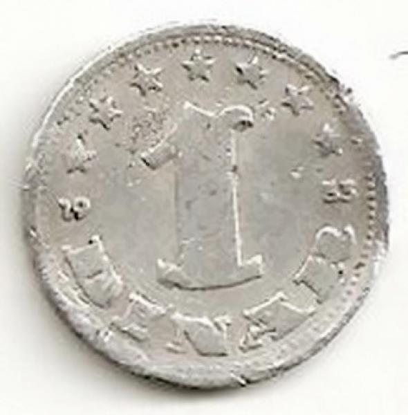 Jugoslavija. 1 dinaras ( 1953 ) XF