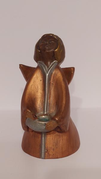 Sena angelo skulptūra - žvakidė apie 19cm