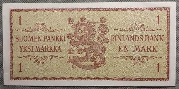 Suomija 1 Markė 1963 N#202310 142x69mm UNC (2567)