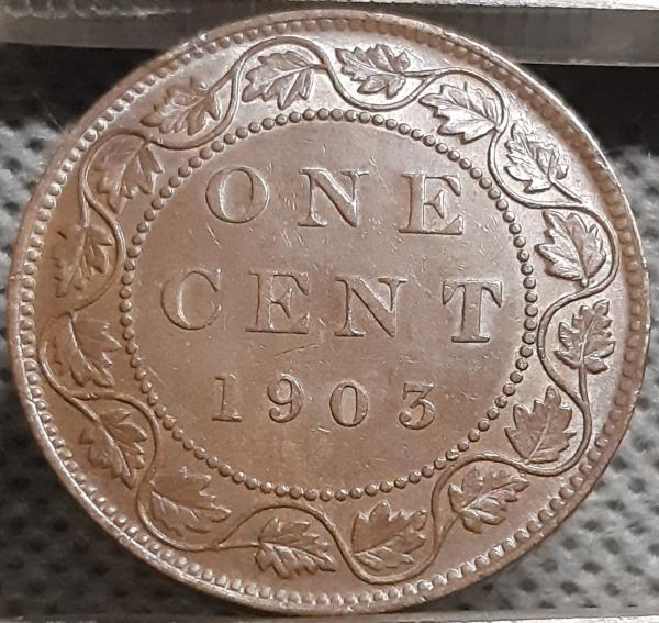 Kupčius aukcionas - Kanada 1 Centas 1903 KM#8 Bronza (2648)