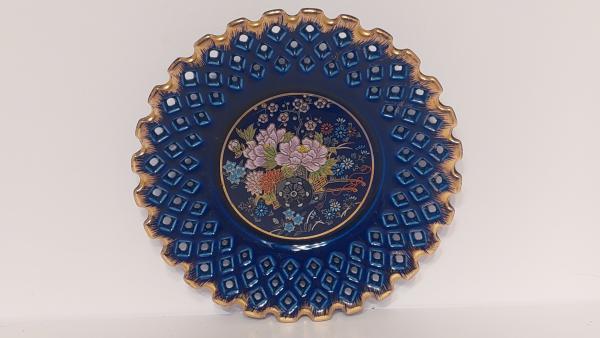 Japonų porceliano lėkštutė gėlių motyvai ~ 15,5cm
