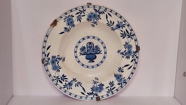 Sena pakabinama Milano Delft keramikinė lėkštė