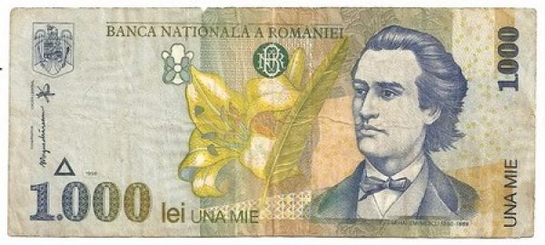 Rumunija. 1000 lėjų ( 1998 ) VF
