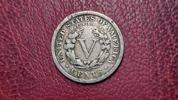 JAV 5 centai, 1911 KM# 112 Laisvės 5 centų moneta