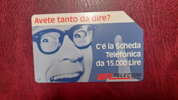 Sena telefono kortelė Lire 5000 Telecom Italia