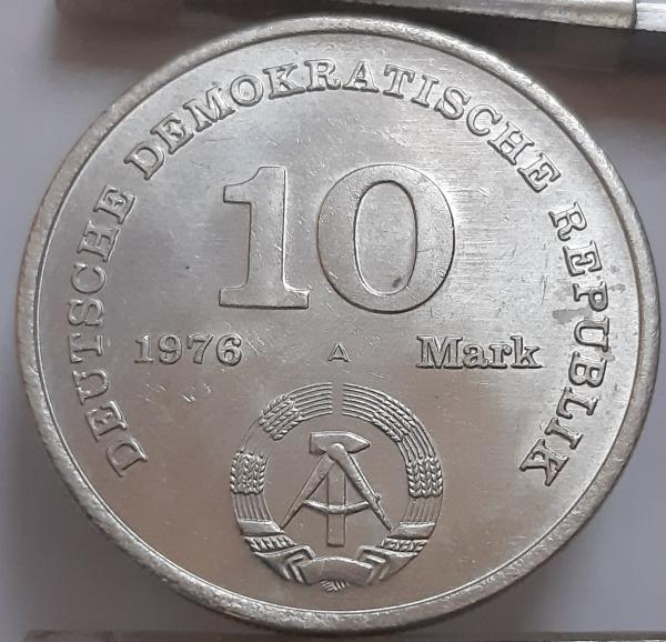 Vokietija 10 markiu 1976 proginė KM#61 (6175)