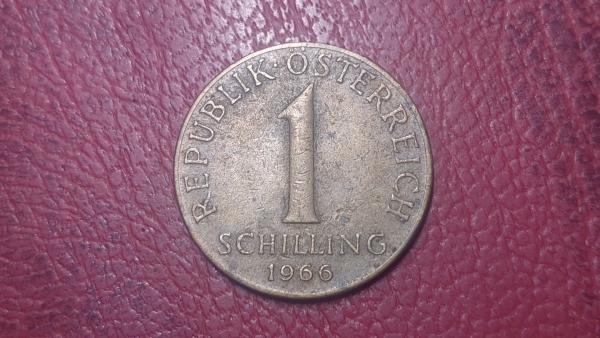 Austrija 1 šilingas, 1966 KM# 2886