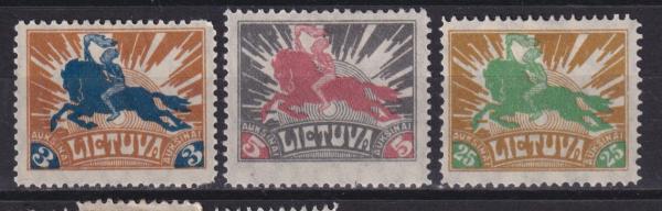 Lietuva 1921 Raitelis, MH
