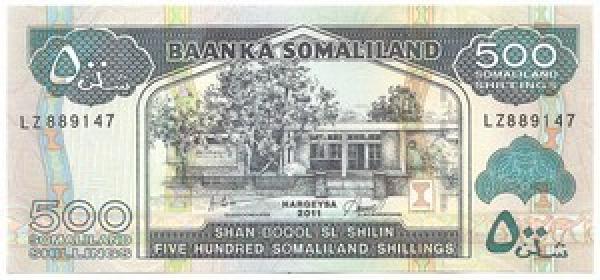 Somalilendas. 500 šilingų ( 2011 ) UNC