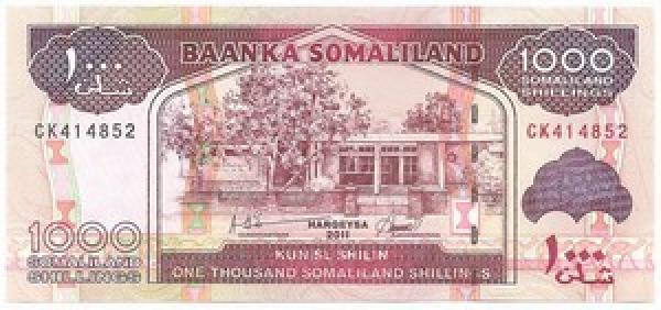 Somalilendas. 1000 šilingų ( 2014 ) UNC