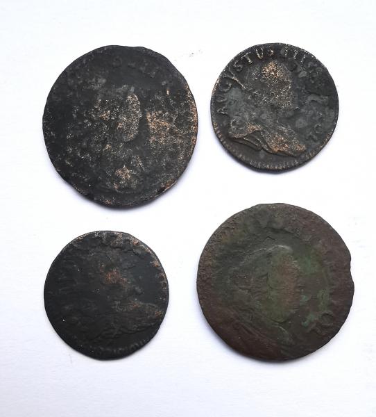Augusto III grašiai ir šilingai 